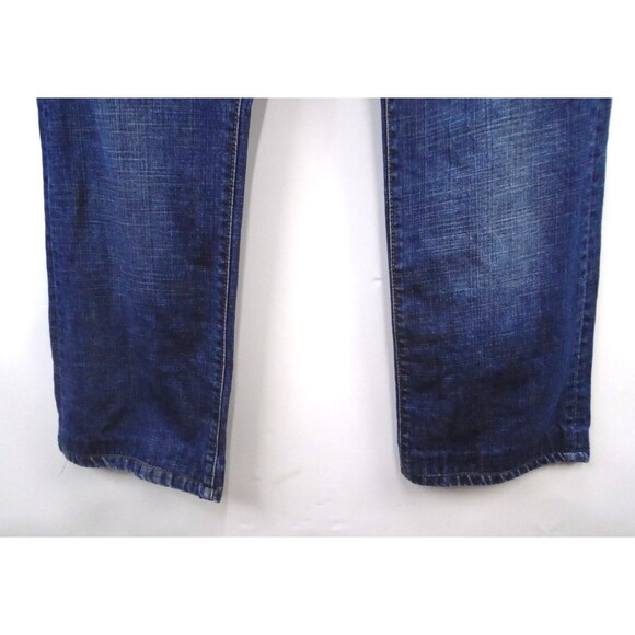 Armani Emporio Mens Jeans Size 32 (34x31) Blue Denim Relaxed Fit Straight Leg - Picture 8 of 16